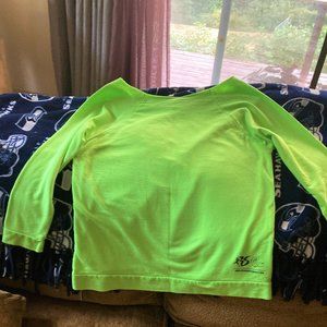 Seahawk off the shoulder top